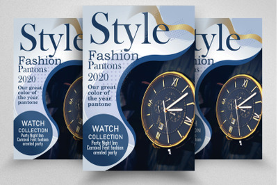 Watch Collection Flyer Template