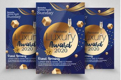 Award Ceremony Night Flyer Template