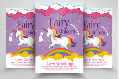 Fairy Love Greeting Flyer/Post