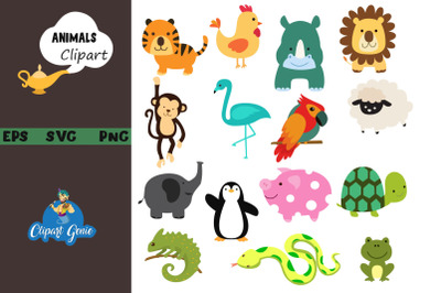 Animals clipart, Baby Animals clipart &amp; SVG