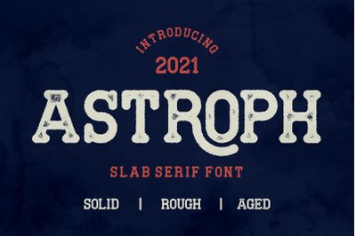 Astroph - Retro Slab Serif