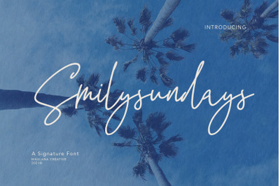 Smilysundays Signature Font