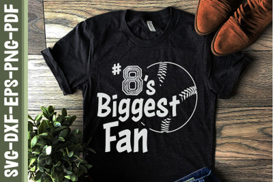 #8&#039;s Biggest Fan Mother&#039;s Day Gift