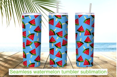 Seamless tumbler sublimation Summer 20oz Tumbler Design PNG