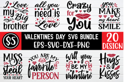 valentines day svg bundle