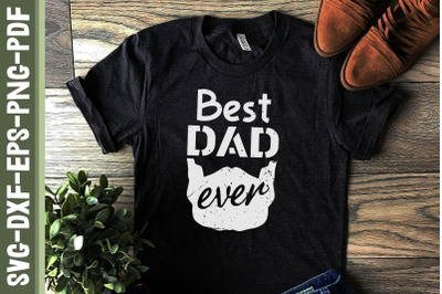 Best Dad Ever Bearded Father&#039;s Day Gift