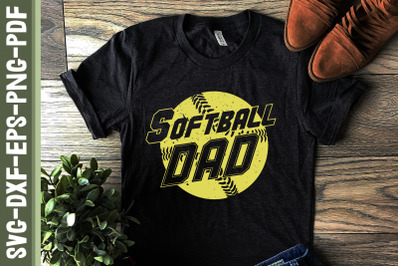 Softball Dad Father&#039;s Day Gift