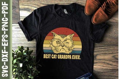 Best Cat Grandpa Ever Father&amp;&23;039;s Day Gift