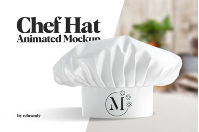 Chef Hat Animated Mockup