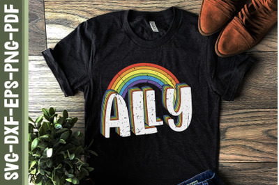 Ally Rainbow LGBTQ Proud LGBTQ Rights