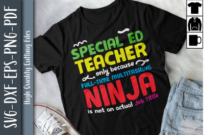 Special ED Teacher Autism Ninja