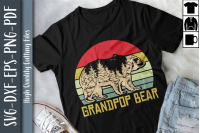 Grandpop Bear Father&#039;s Day Gift