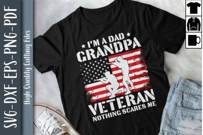 I&#039;m A Dad Grandpa Veteran Father&#039;s Day