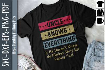 Uncle Knows Everything Father&#039;s Day Gift