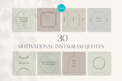 Instagram quotes template canva