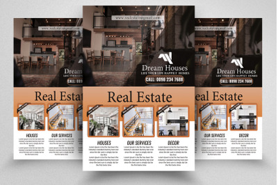 Real Estate Dealers Flyer Template