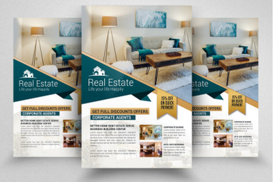 Real Estate Dealing Flyer Template