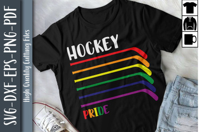 Hockey Pride LGBTQ Proud LGBTQ Rights