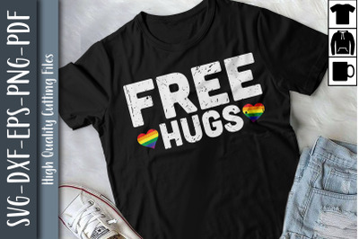 Free Hugs LGBTQ Proud LGBTQ Rights