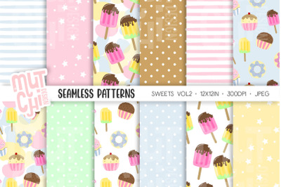 Sweets Vol2 Seamless Patterns