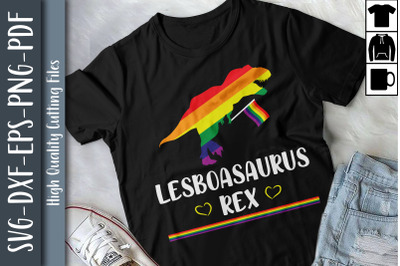 Lesboasaurus Rex LGBTQ Proud LGBTQ Right