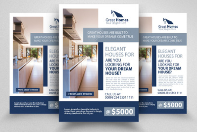 Real Estate Ads Flyer Template