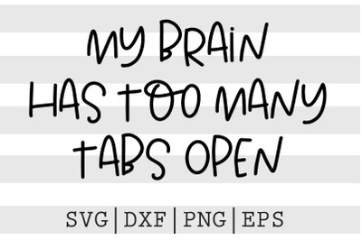 My brain has too many tabs open SVG