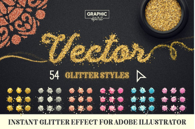 VECTOR GLITTER For Adobe Illustrator