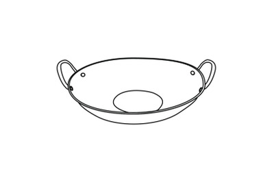 Kitchen Cake Tongs Outline Flat Icon