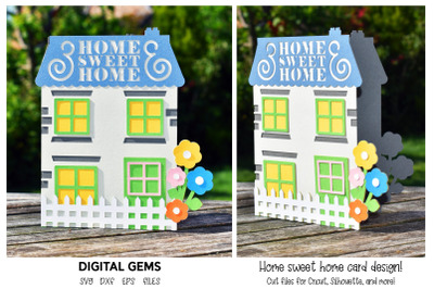 Home Sweet Home Card Design
