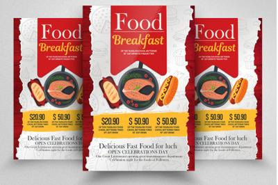 Fast Food Restaurant Flyer/Poster