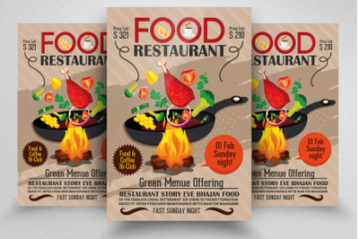 Foo Restaurant Ads Flyer