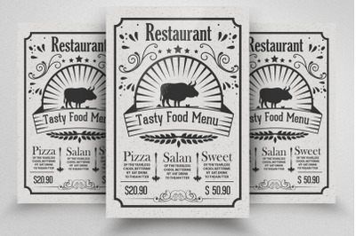 Food Menu Flyer/Template