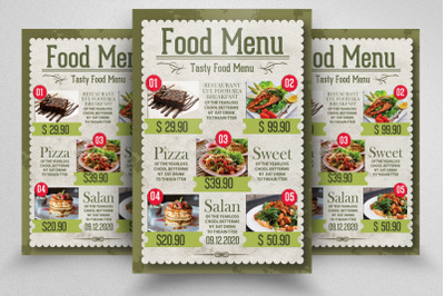 Food Menu Flyer Template