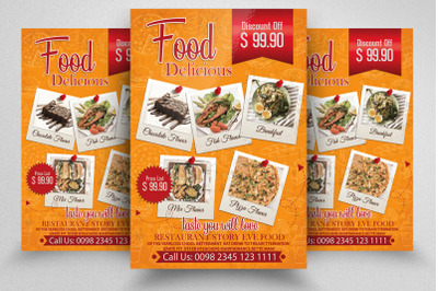 Food Menu Poster Template