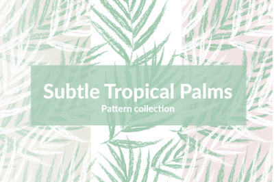 Subtle Tropical palms