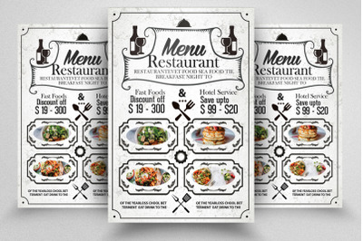 Food Restaurant Flyer/Poster