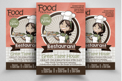 Food Restaurant Flyer