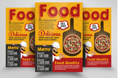 Fast Food Pizza Flyer/Poster