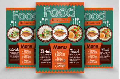 Sea Food Menu Flyer