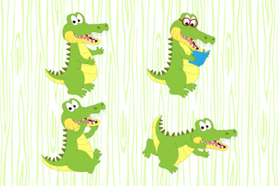 cute crocodile animal cartoon