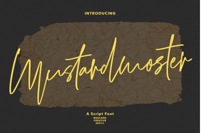 Mustardmoster Script Font