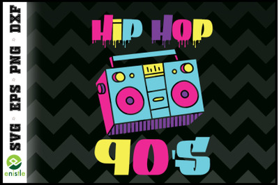 Hip Hop Boombox The 90&#039;s Rap Music Lover