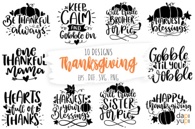 Thanksgiving Quotes SVG, Fall Autumn SVG Graphic