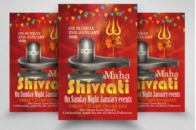 Maha Shivratri Event Flyer Template