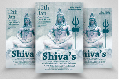 Shivratri Festival Flyer Template