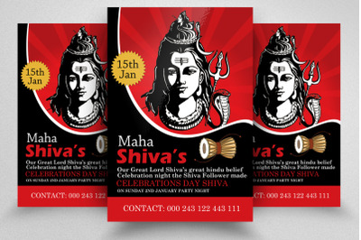 Maha Shivratri Flyer Template