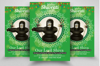 Maha Shivratri Festival Flyer Template