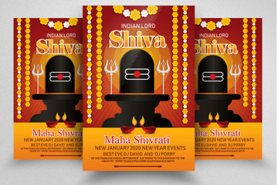 Shivratri Indian Festival Poster