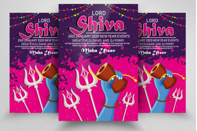 Shivratri Hindu Event Flyer/Poster